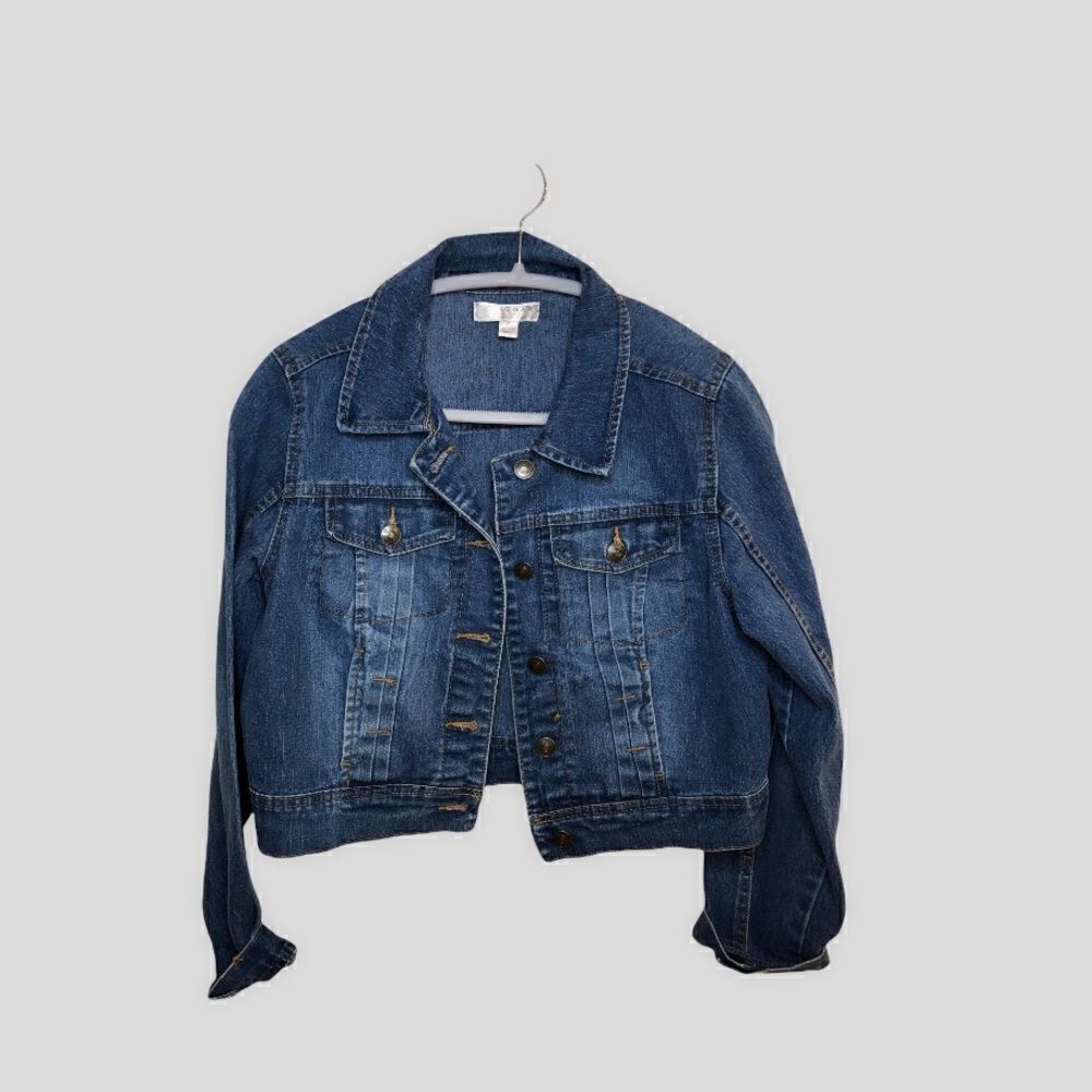 Kenar crop jean jacket 